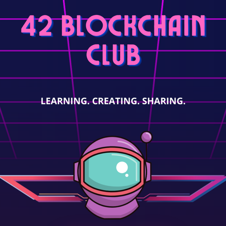 The blockchain club banner